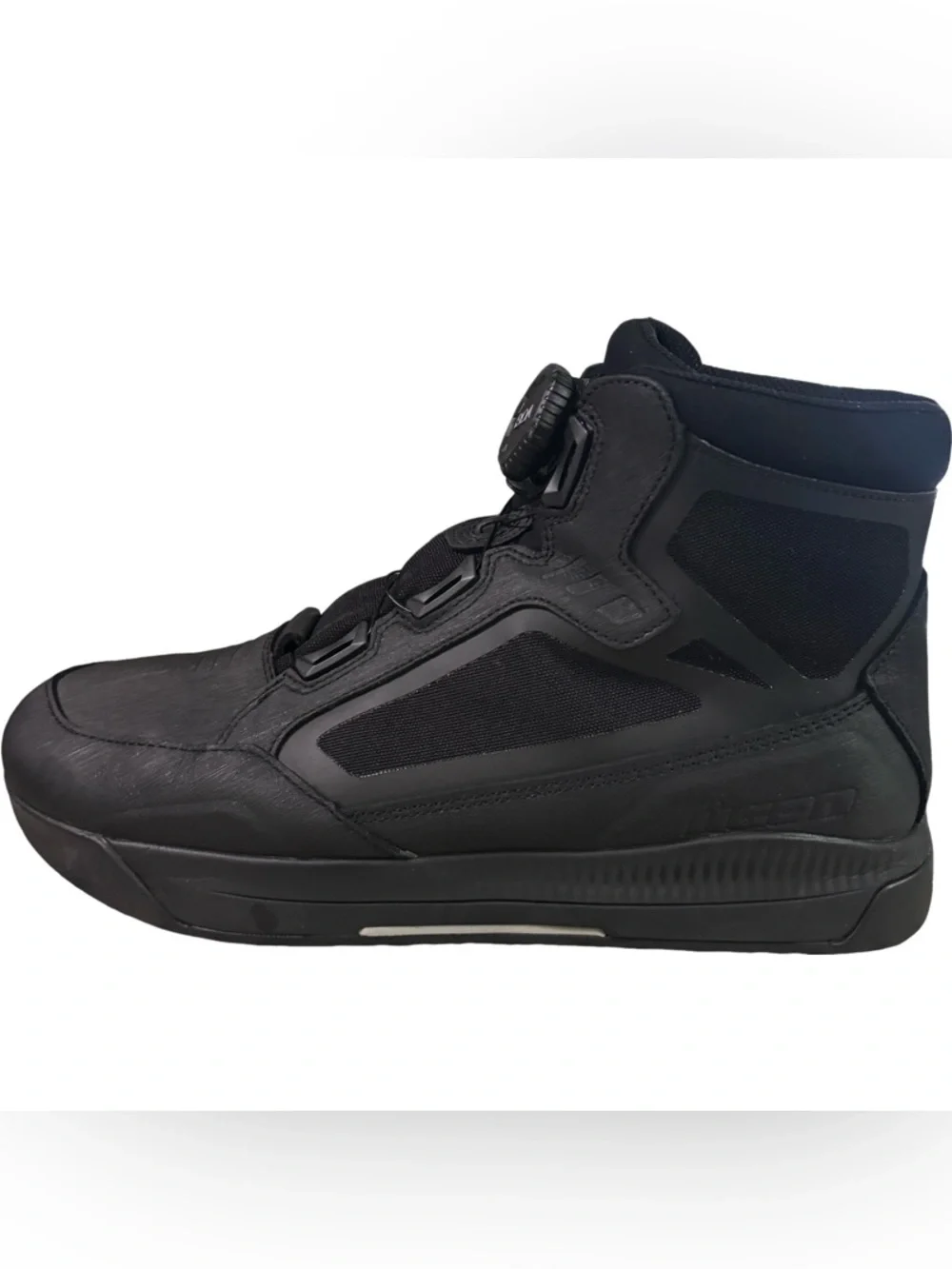 Icon Patrol 3 WP CE Mens Size 11.5 - Waterproof Motorcycle Boots - Black
